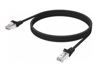Vision - Câble réseau - RJ-45 (M) pour RJ-45 (M) - 50 cm - UTP - CAT 6 - démarré, bloqué - noir TC 0.5MCAT6/BL