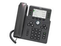 Cisco 6871 - With Multiplatform Phone Firmware - téléphone VoIP avec ID d'appelant/appel en instance - (conférence) à trois capacité d'appel - SIP, SRTP - 6 lignes - remanufacturé CP-6871-3PCC-K9-RF